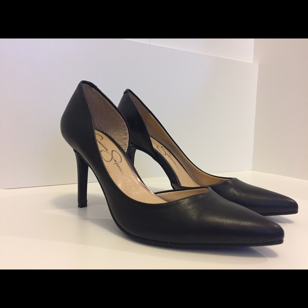 Jessica Simpson Black Point Heels